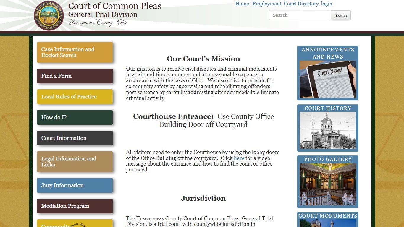 Court of Common Pleas - Tuscarawas County